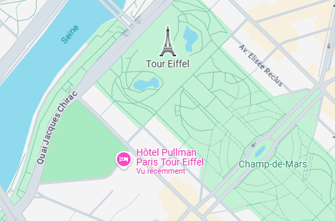 
Pullman Paris tour Eiffel 22 rue Jean Rey, 75015 Paris