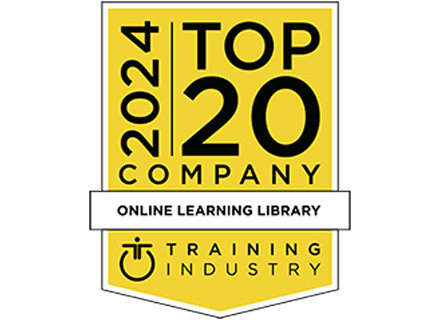 2024 Training Industry Top 20 Online Learning Library Companies